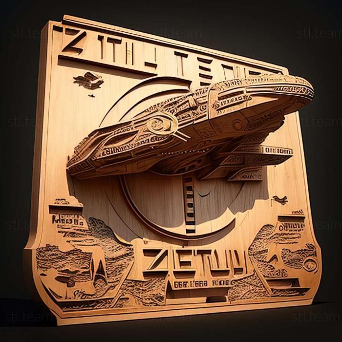 3D model Fallout 3 Mothership Zeta game (STL)